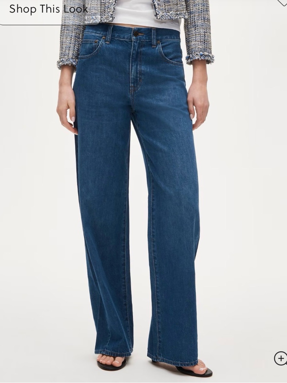 J. Crew High-Rise Straight Leg Jeans in Deep Blue NWT